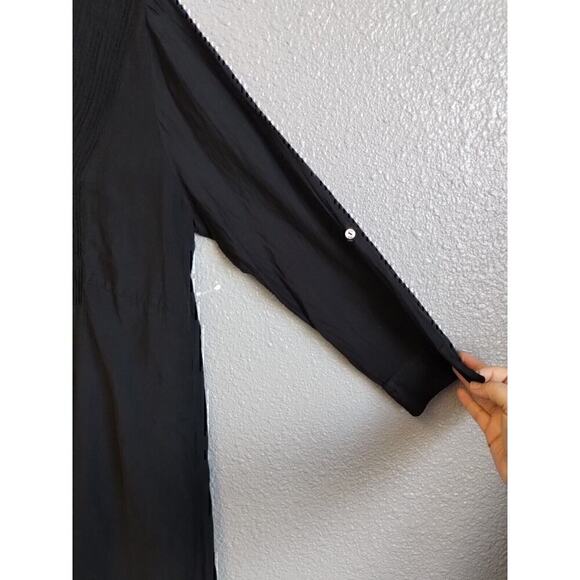 Johnny Was Black Cotton Dress Shear size Med - Picture 4 of 9